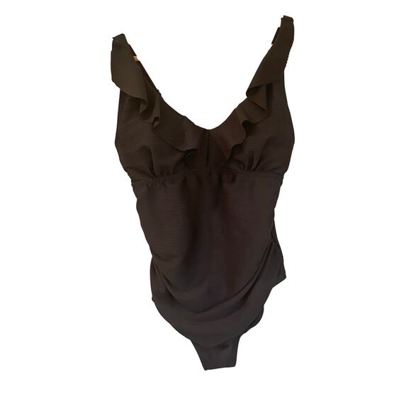 NipTuck Swim Black One Piece Bathing Suit sz 8 Nip Tuck Joanne - Picture 2 of 11